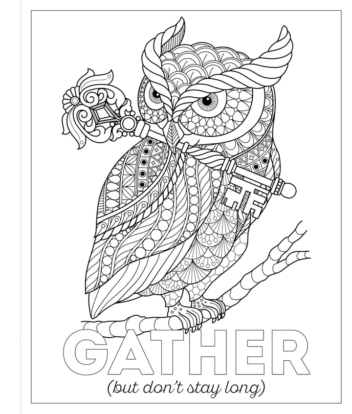 Live, Laugh, F*ck Off Coloring Book - Just Fabulous Palm Springs