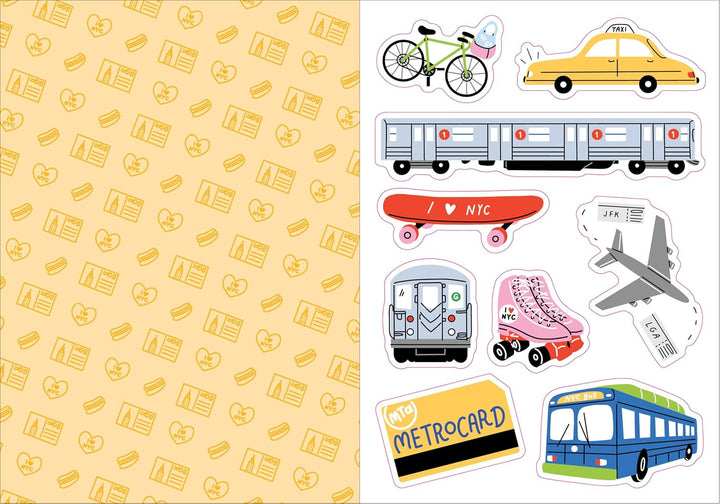 I Love New York City Sticker Book