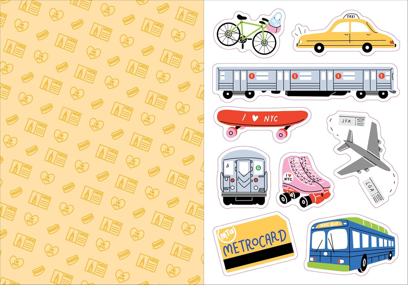 I Love New York City Sticker Book