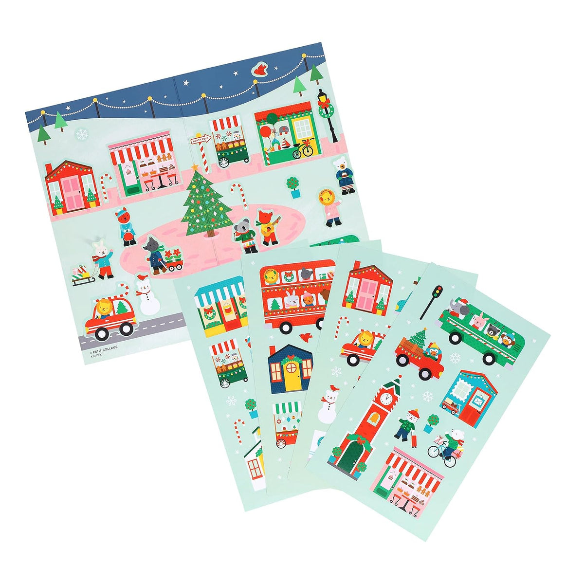 Mini Sticker Set: Christmas Town