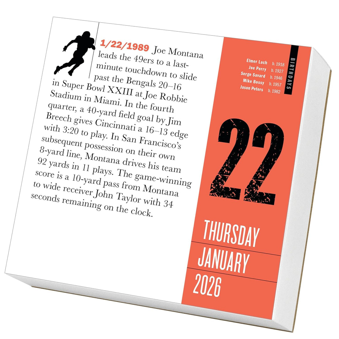 Page-A-Day Calendar 2026: 365 Sports Facts
