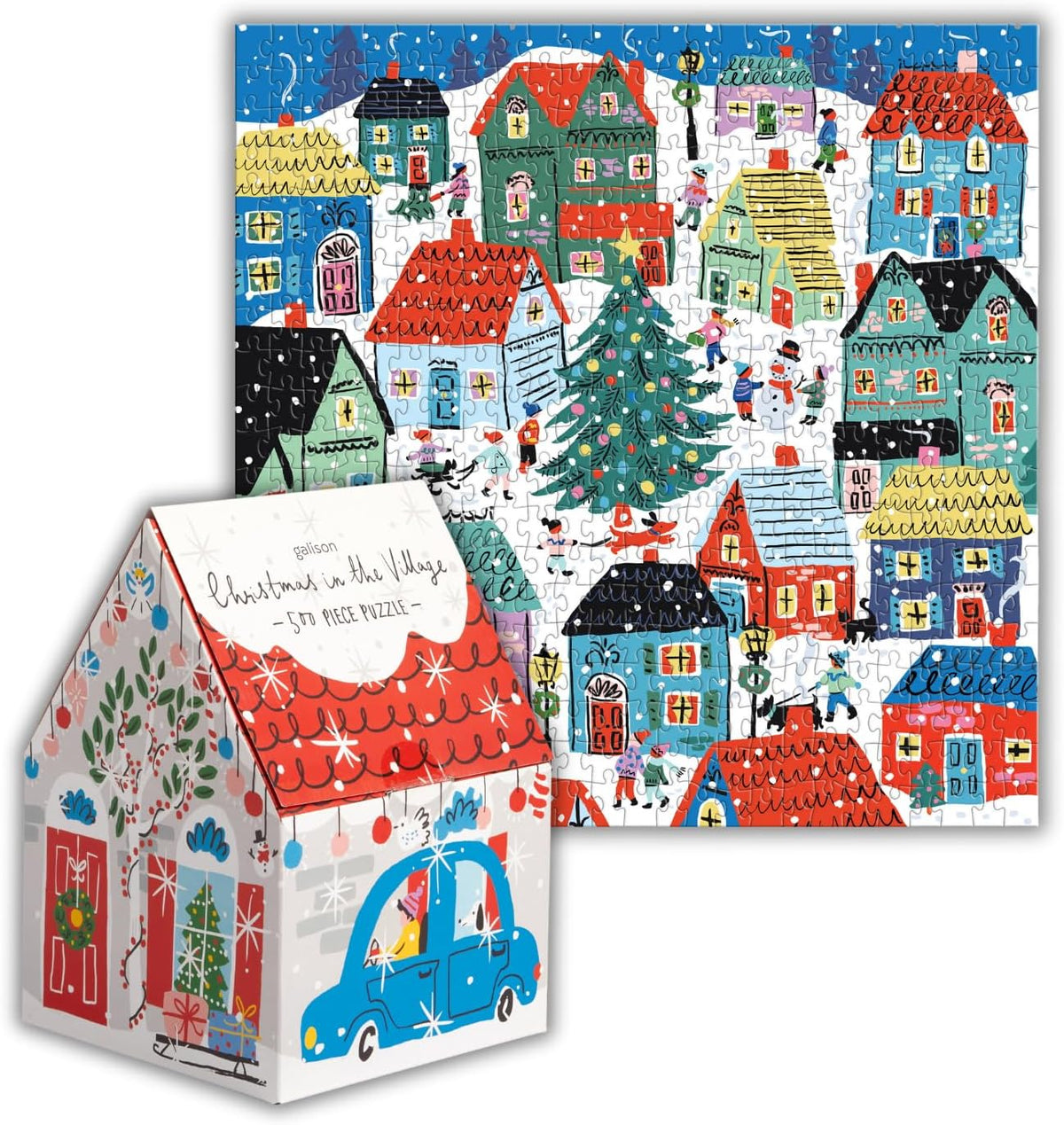 Christmas in the Village 500 Piece Puzzle