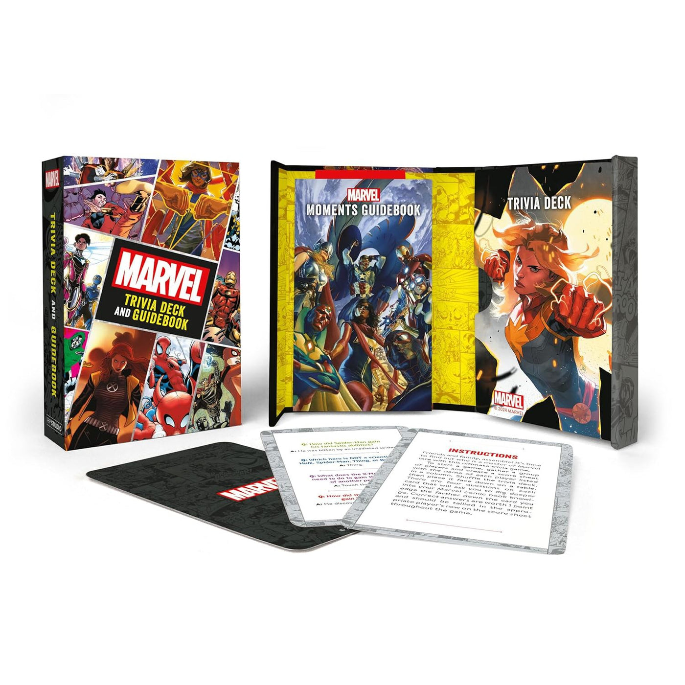 Marvel Trivia Deck And Guidebook