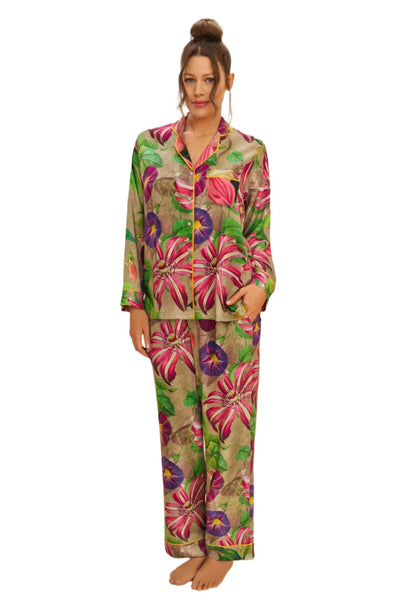 Oversized Botanicals Pajamas