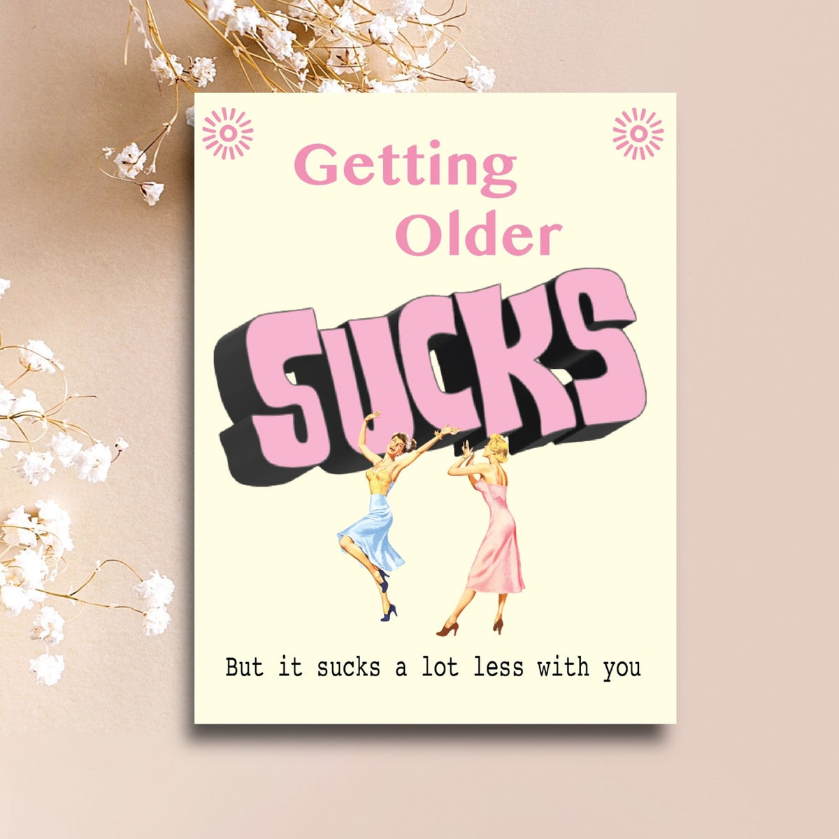 Getting Older Sucks!! Birthday Card