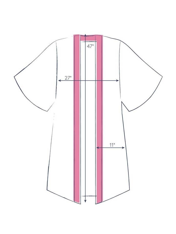 Botany Bliss Kimono Gown - Lavender