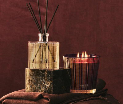 Autumn Plum Luxury 3-Wick Candle 21.2 Oz.