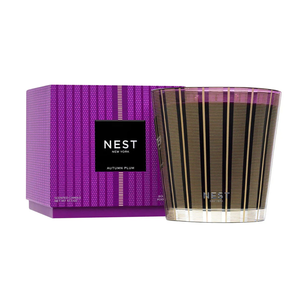 Autumn Plum Luxury 4-Wick Candle 43.7 Oz.