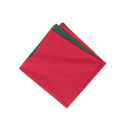 Red & Green Cotton Napkins (Set of 4)