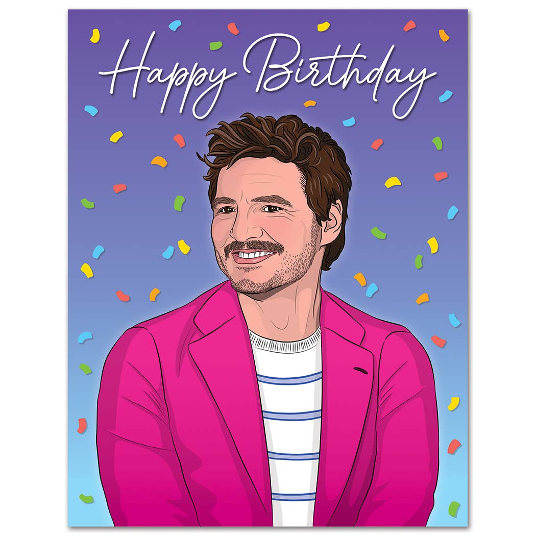 Card: Pedro Pascal Happy Birthday