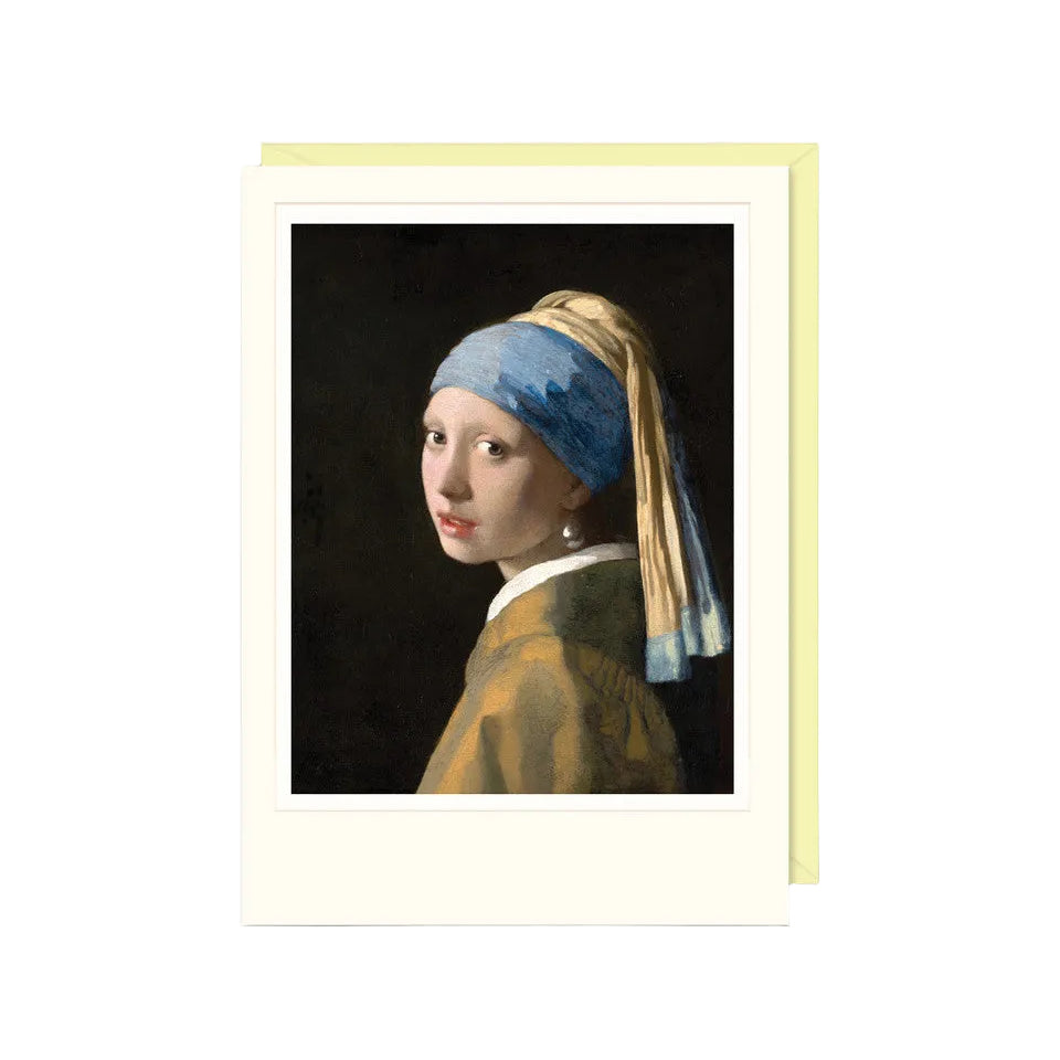 Girl With A Pearl Earring Greeting Card