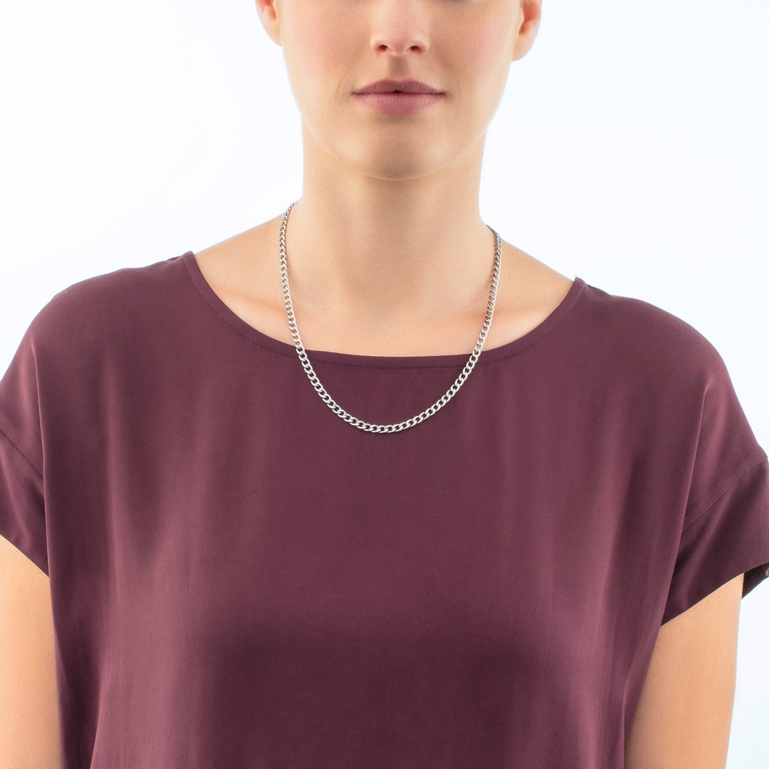 Extension Chain Necklace - Silver