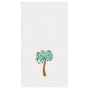 Palm Tree With Lights Kitchen Towel