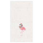 Flamingo With Lights Kitchen Towel