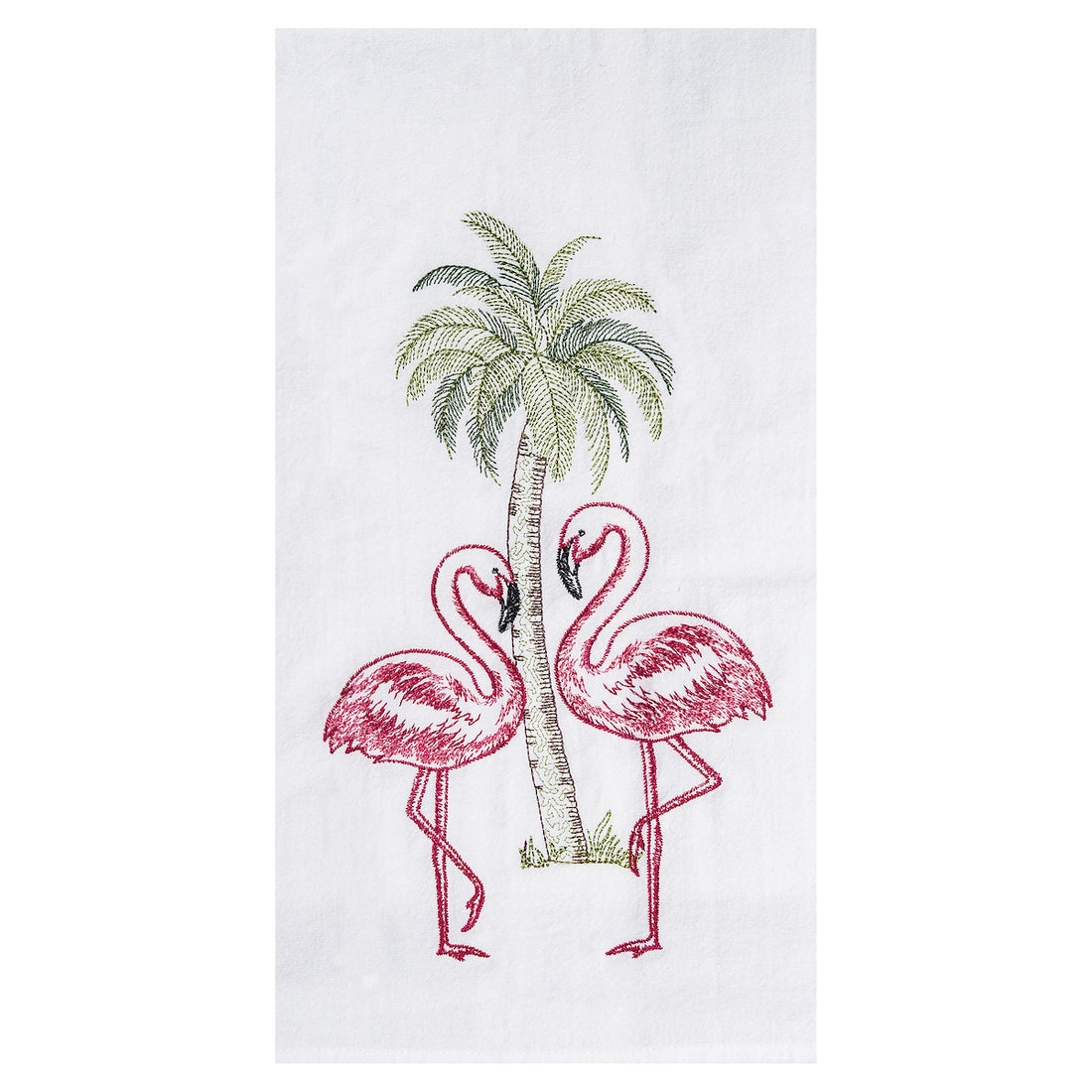 Flamingo Palm Kitchen Towel