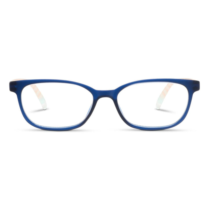 Beach Read Reading Glasses - Navy/Summer Stripe