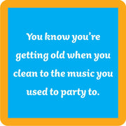 Clean Music Coaster - Just Fabulous Palm Springs