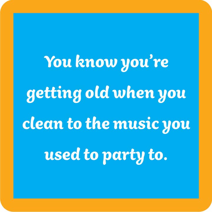 Clean Music Coaster - Just Fabulous Palm Springs