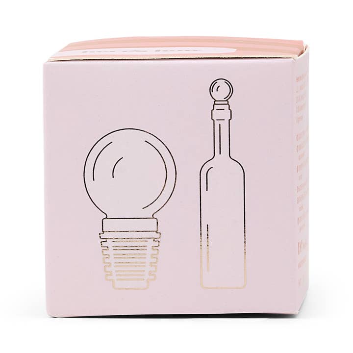 The Moony Glass Bottle Stopper - Blush