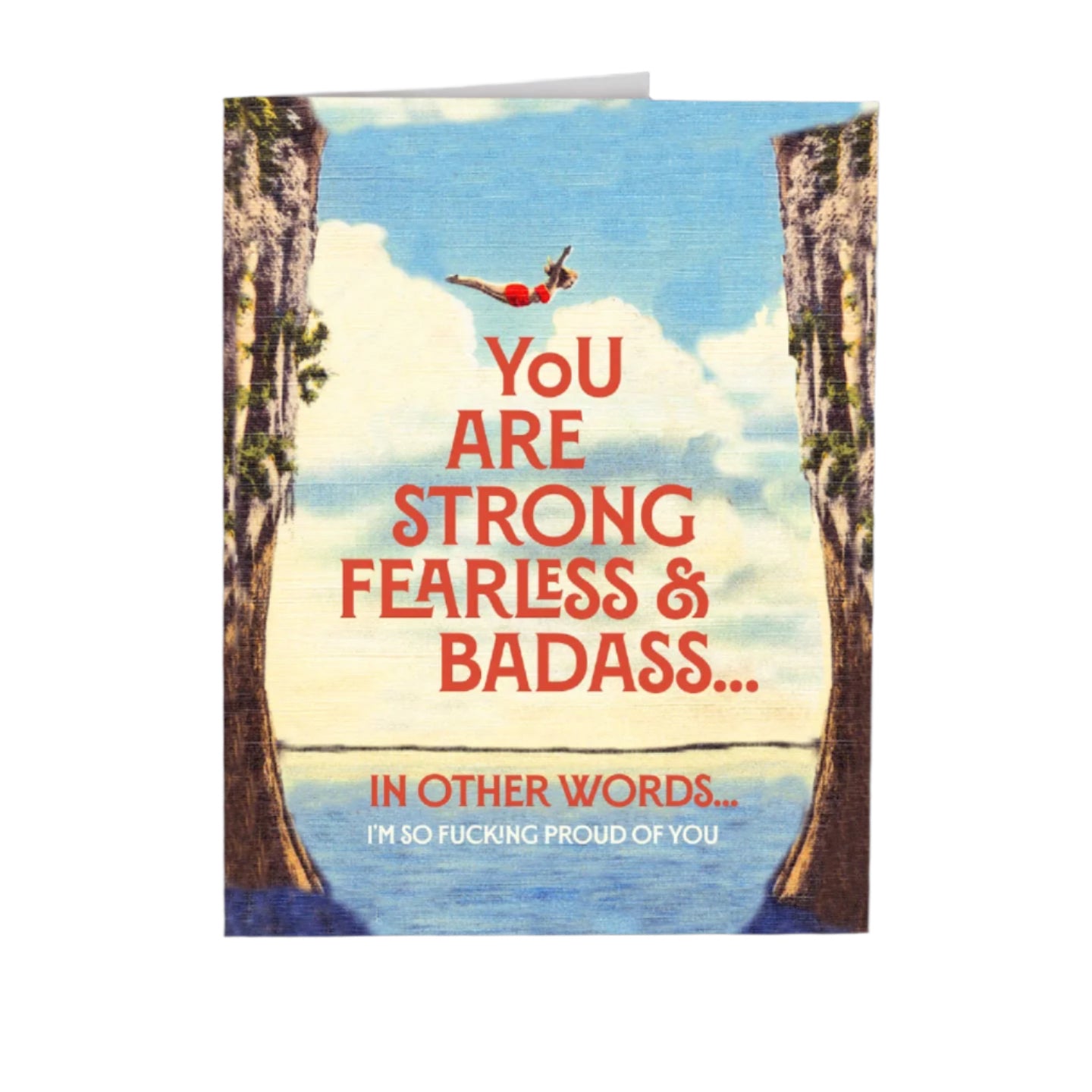 Fearless Greeting Card - Just Fabulous Palm Springs