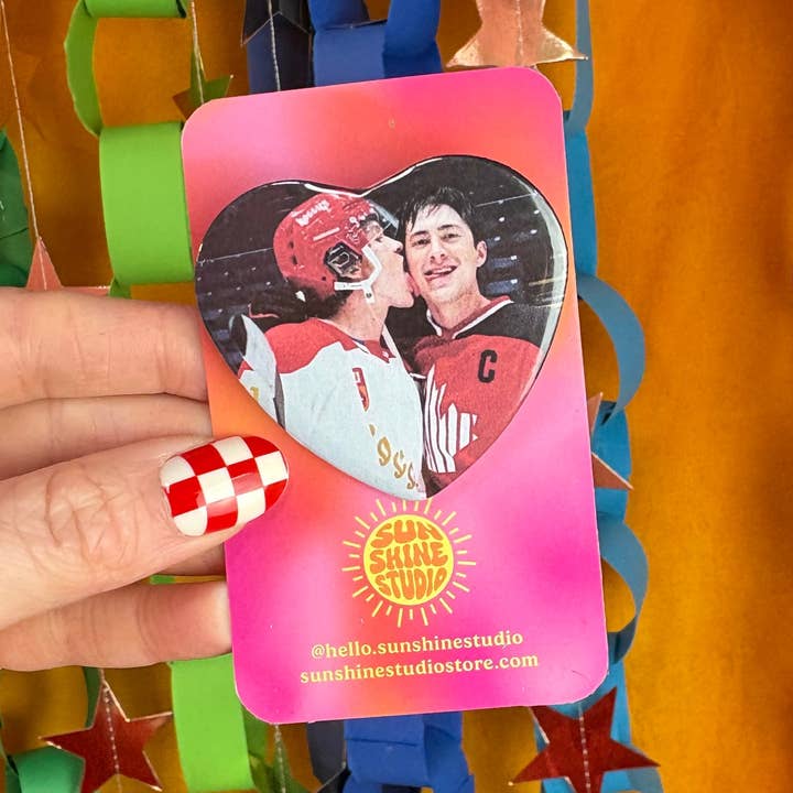 Ilya and Shane Tongue Heated Rivalry Pin