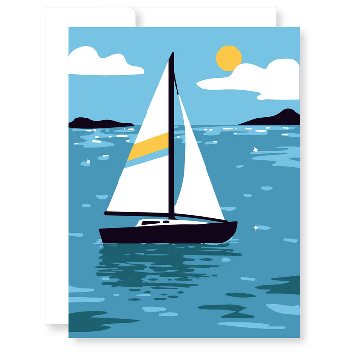 Sailboat Father's Day Greeting Card