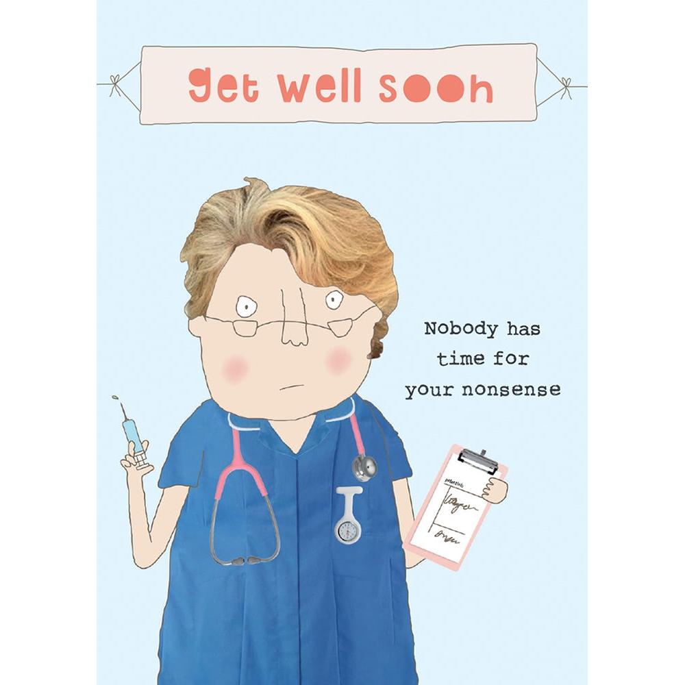 Nonsense Get Well Greeting Card