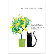 Lemon Tree Greeting Card - Just Fabulous Palm Springs