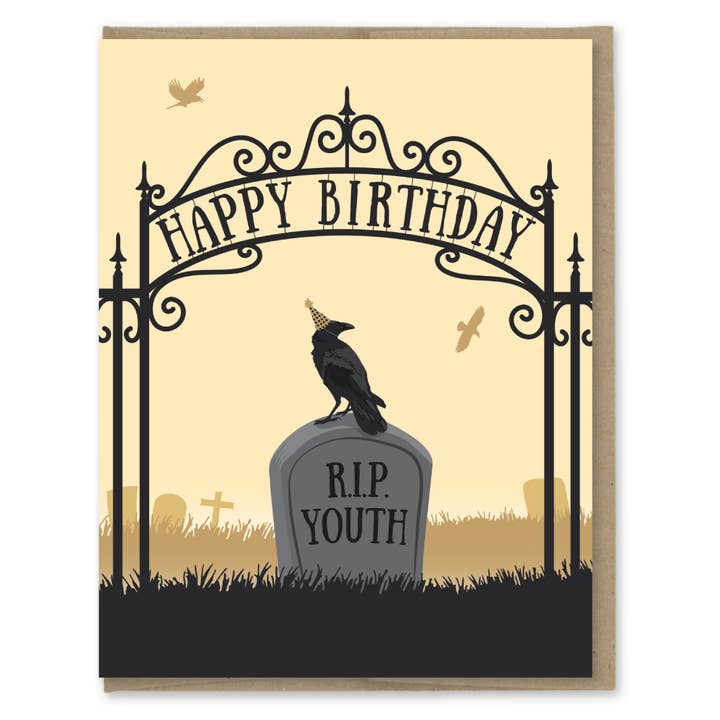 RIP Youth Birthday Card