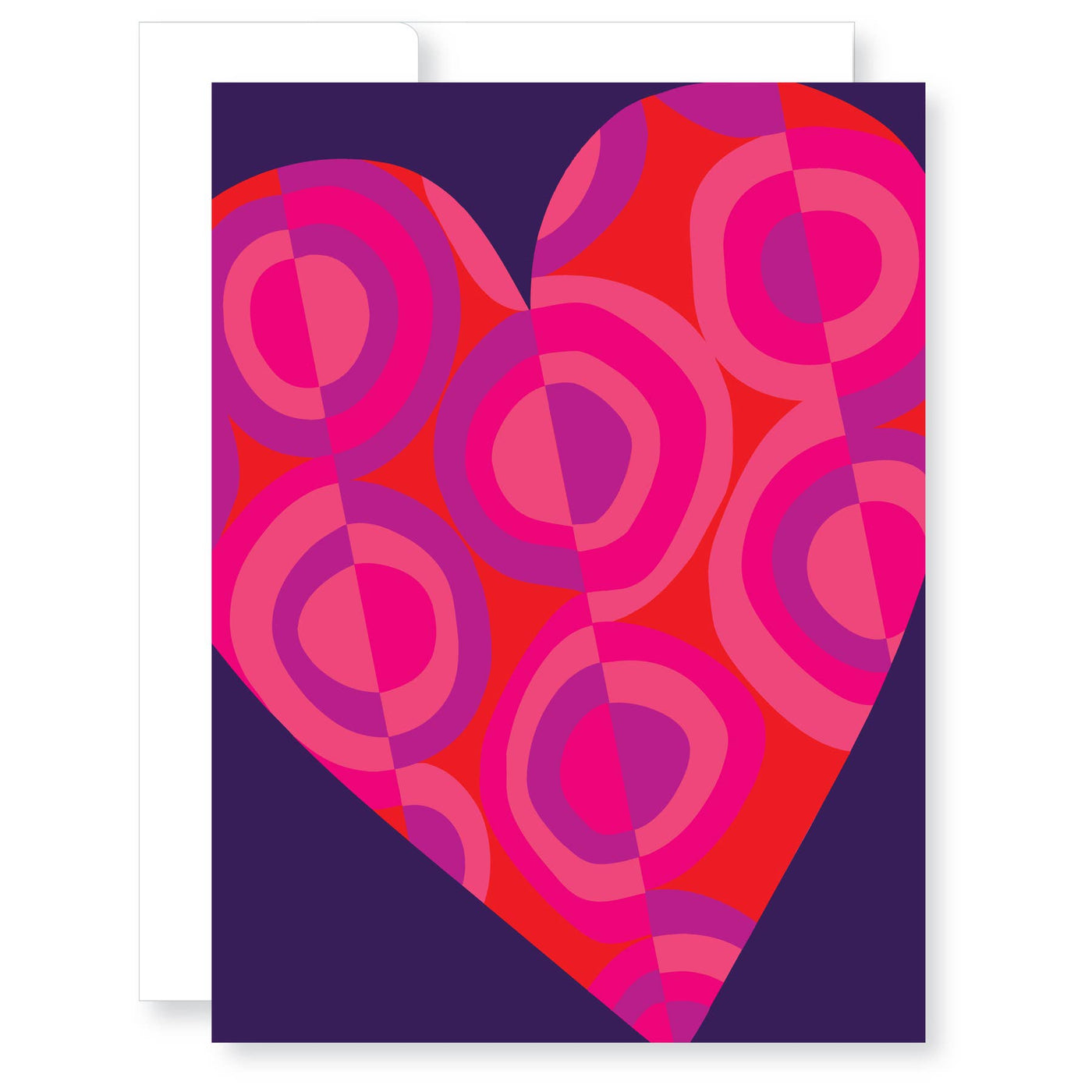 Vibrant Heart Greeting Card