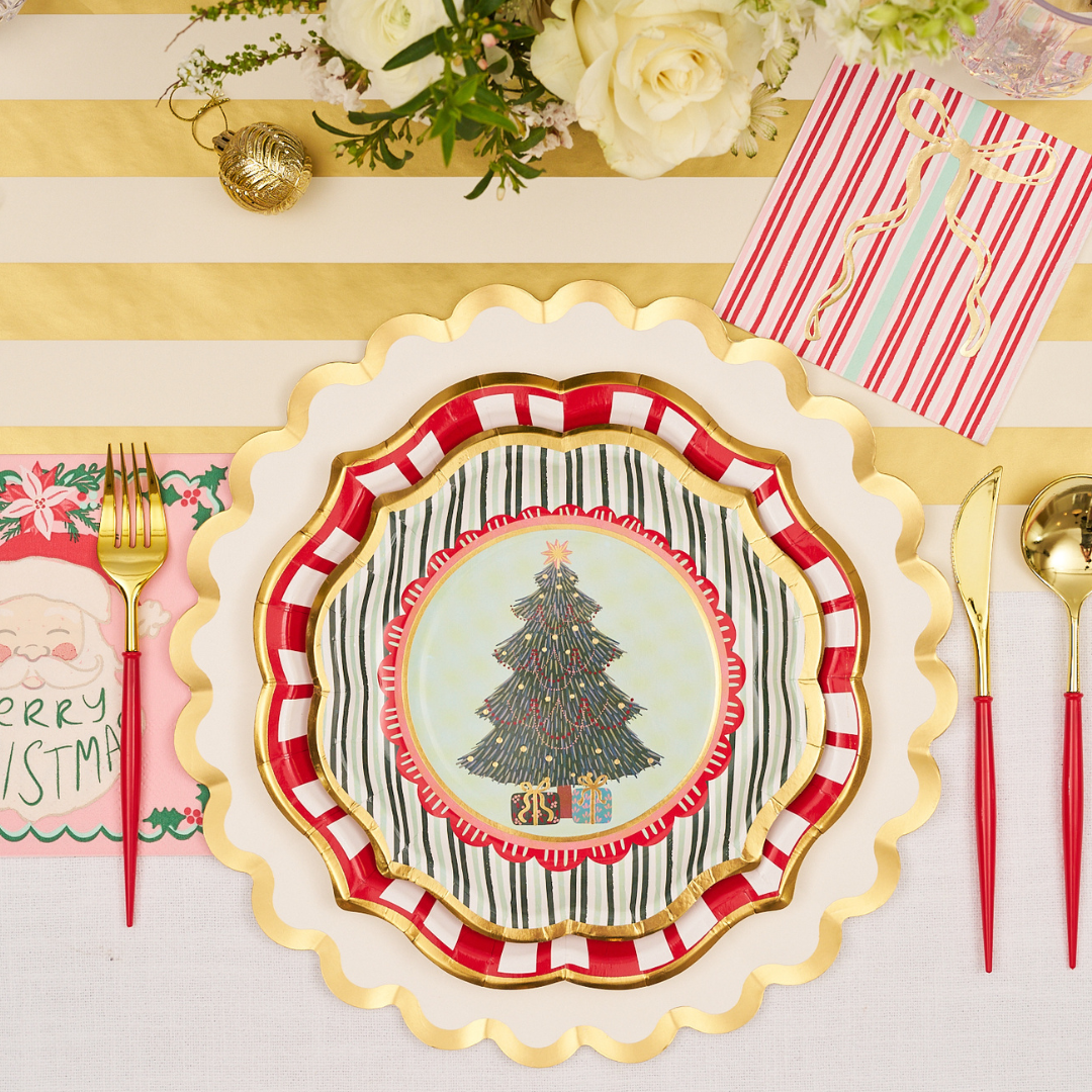 Tis The Season Salad Plates - 8 Pack