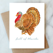 Turkey Thanksgiving Greeting Card