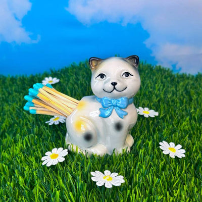 Kitty Match Striker With Matches - Calico