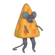 Cheese Mouse Felt Ornament