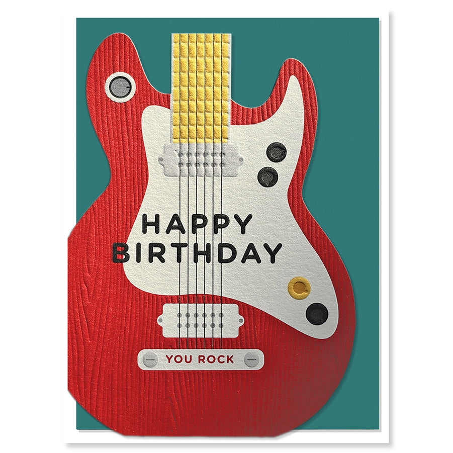 Guitar Birthday Card - Just Fabulous Palm Springs