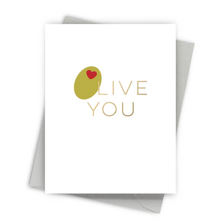 Olive You Greeting Card