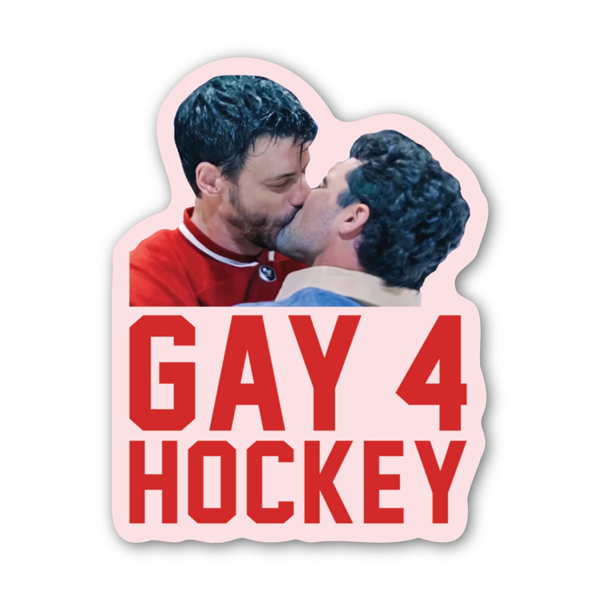 Sticker: Gay 4 Hockey - Heated Rivalry