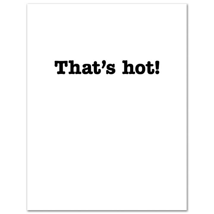 Card: That's Hot Simple Life Birthday