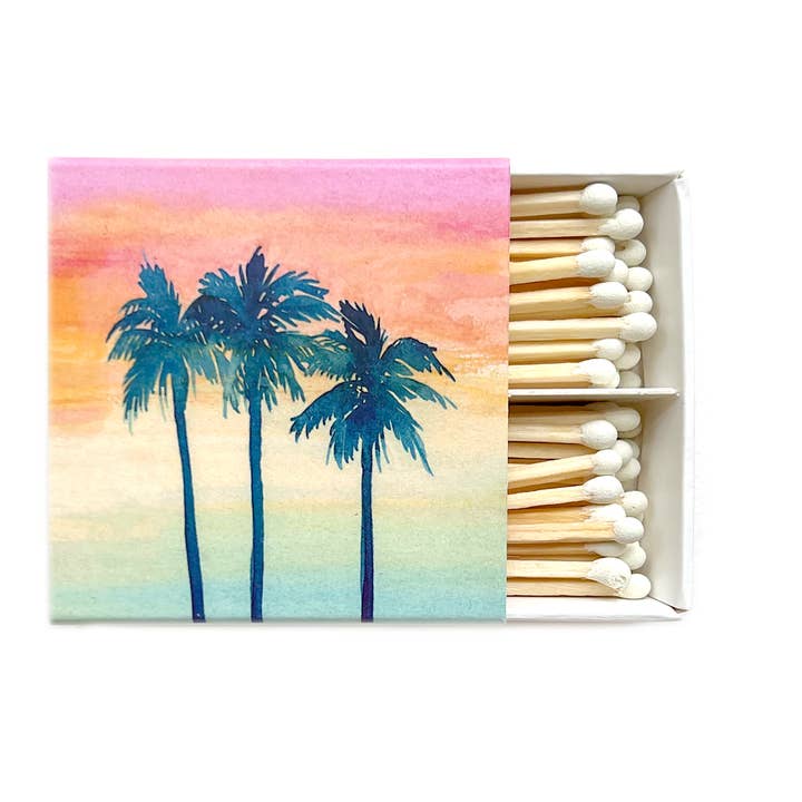 Sunset Palm Candle Matches
