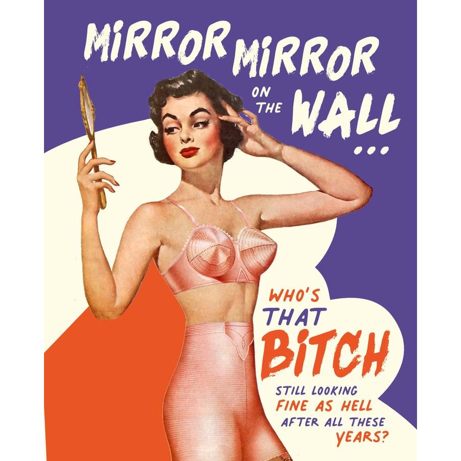 Mirror Mirror Birthday Card