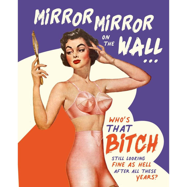 Mirror Mirror Birthday Card
