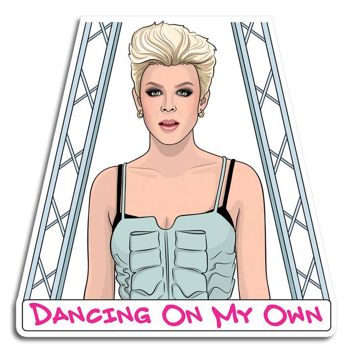 Die Cut Sticker: Robyn Dancing On My Own