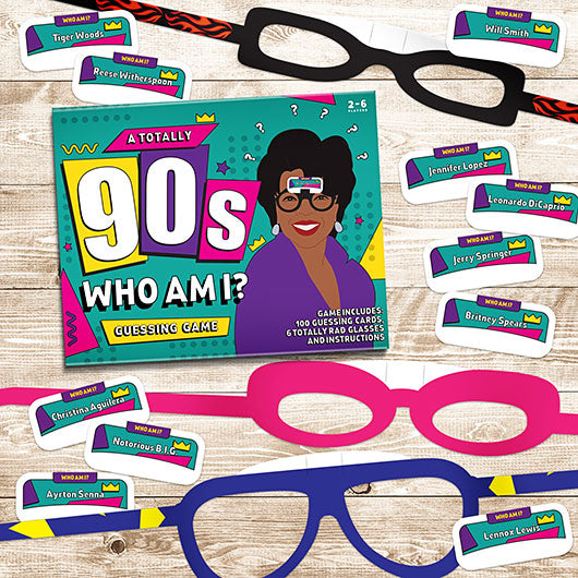 90s Who Am I? Trivia Cards