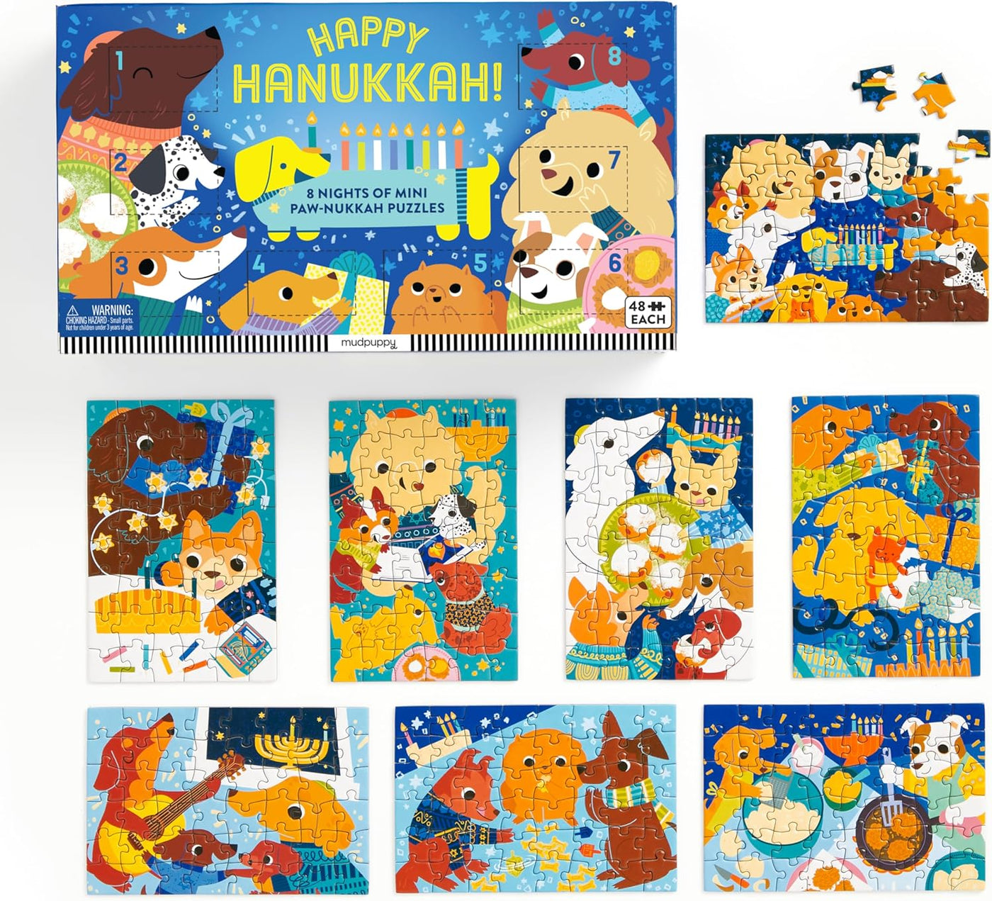 Happy Hanukkah!- 8 Days Of Puzzles Calendar