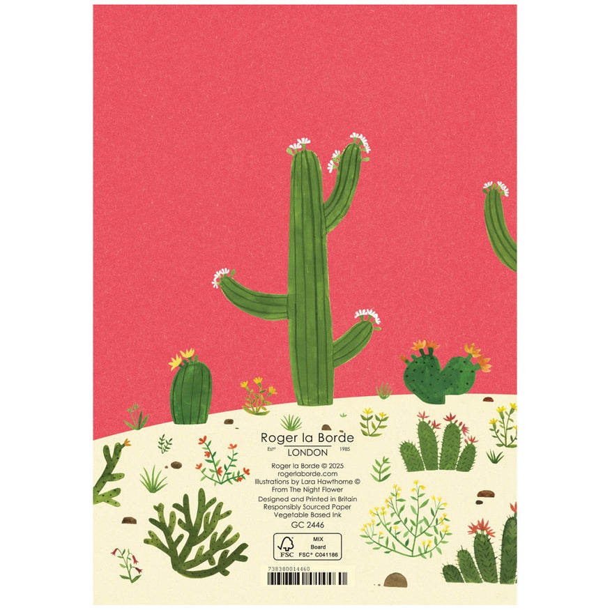 Cactus Grove Birthday Card