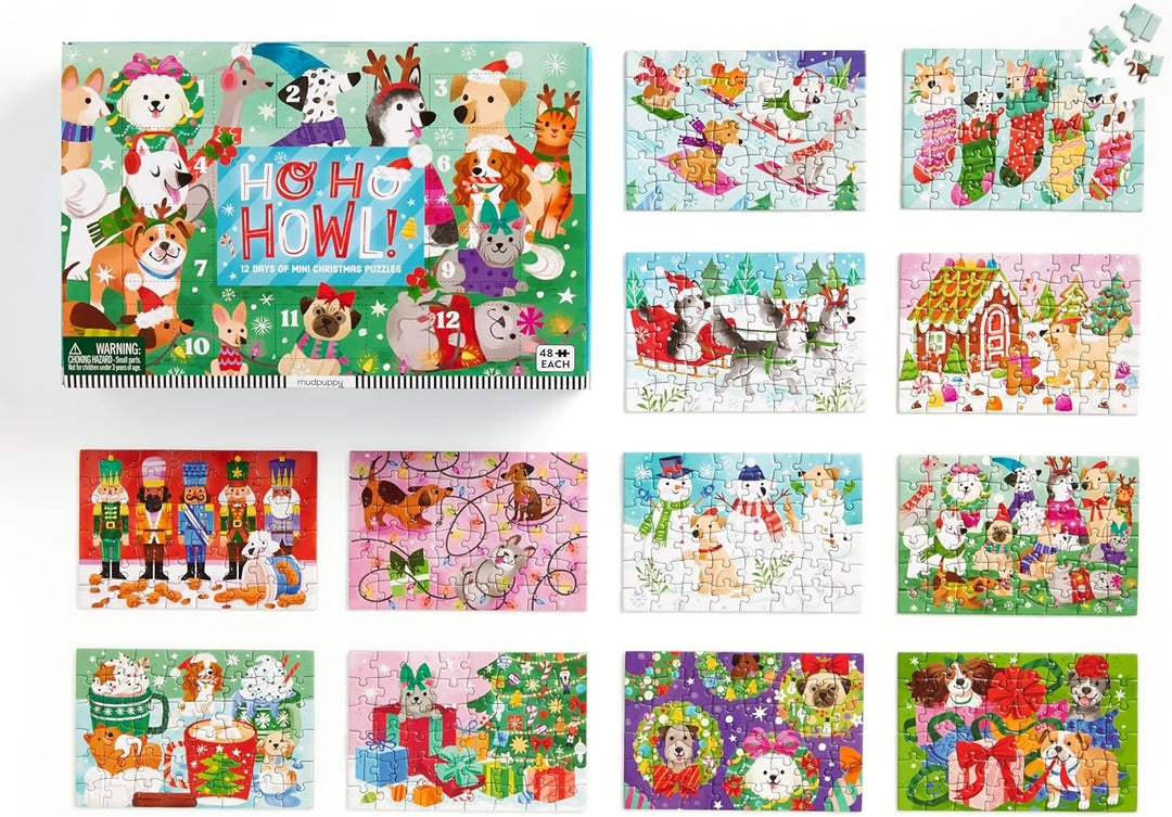 Ho Ho Howl!- 12 Days Of Puzzles Advent Calendar