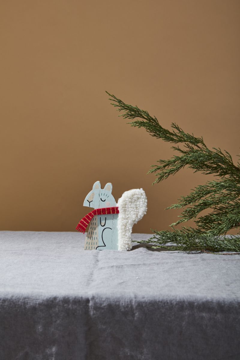 Cozy Critter Figurine - Squirrel