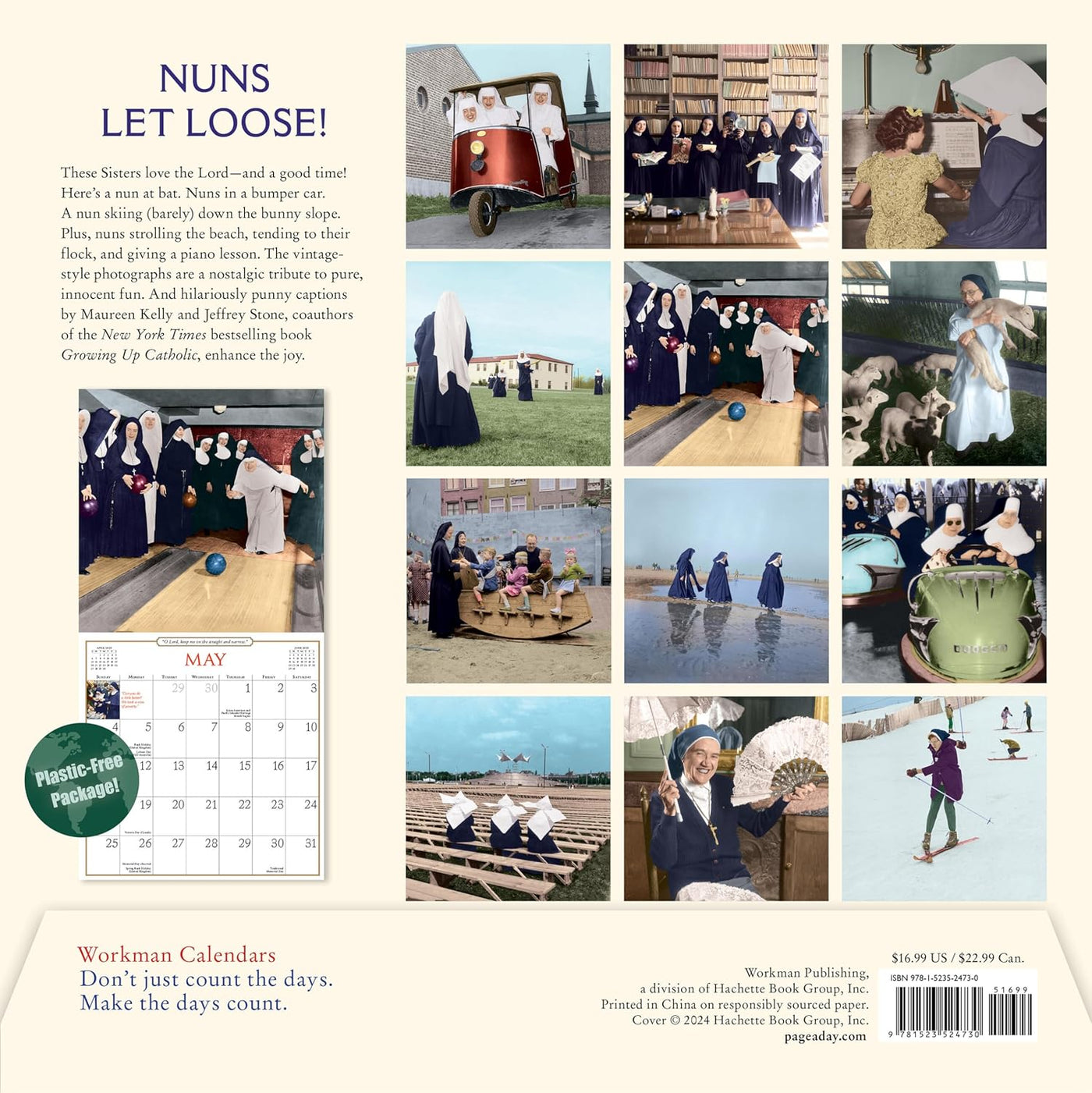 The Original Nuns Having Fun Wall Calendar 2025