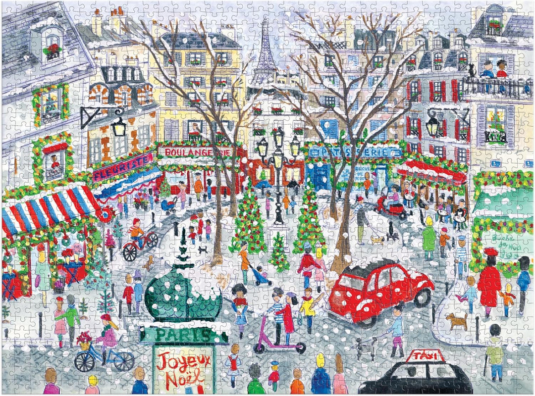 Michael Storrings Christmas In Paris 1000 Piece Puzzle