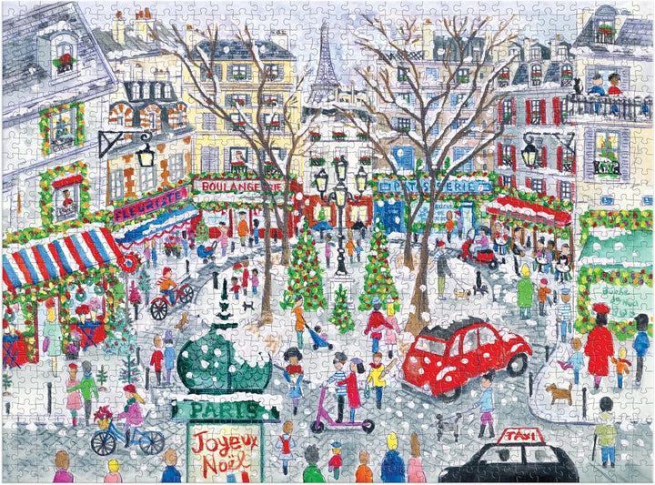Michael Storrings Christmas In Paris 1000 Piece Puzzle